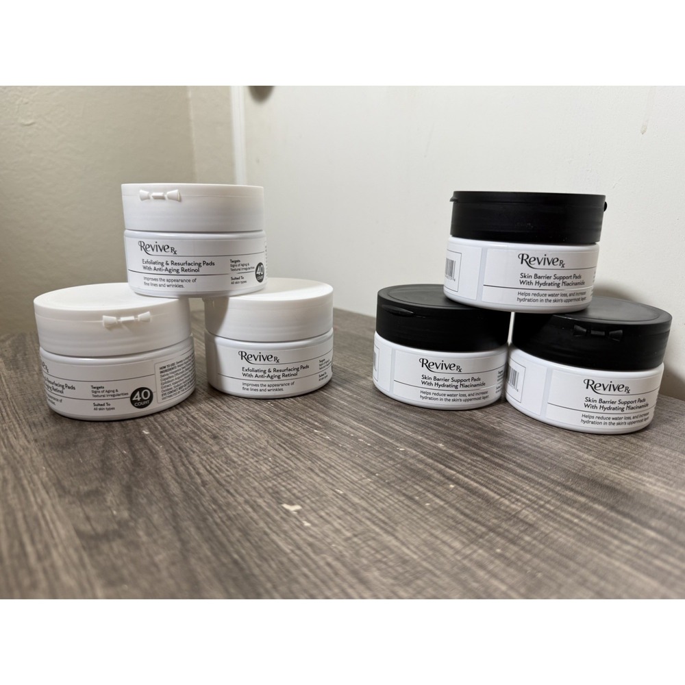 3 Revive Rx Skin Barrier Support 3 Niacinamide Exfoliating Retinol Wipes